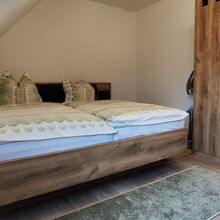 Schlafzimmer kleine Ferienwohnung